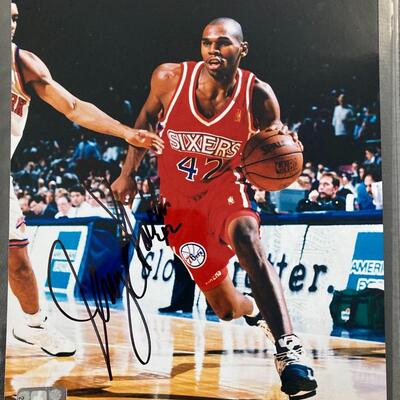 Jerry Stackhouse Signed 8x10 Photo Philadelphia 76ers