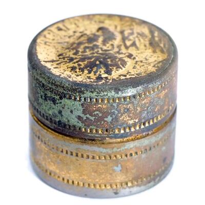 Henri IV Cylindrical Gold & Silver Snuff Box