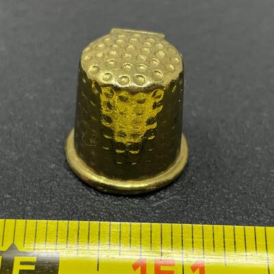 â€œKANSAS - THE SUNFLOWER STATEâ€ METAL THIMBLE