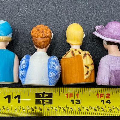 THIMBLE BUNDLE #17 - 1980S AVON LADY BISQUE BUST