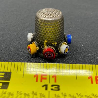 VINTAGE MILLEFIORI ITALIAN THIMBLE