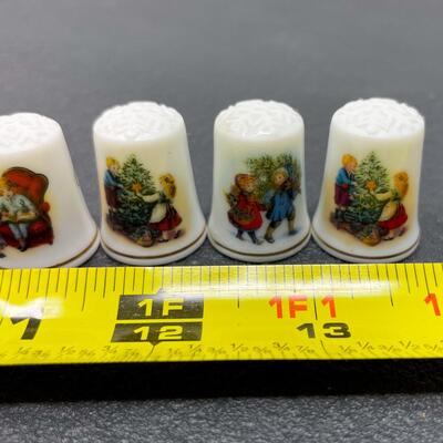 THIMBLE BUNDLE #18 - 1980S AVON CHRISTMAS