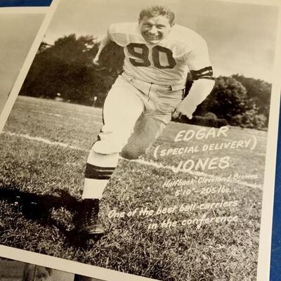 LOT 61  OLD CLEVELAND BROWNS PHOTOS
