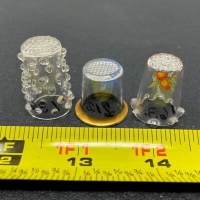 THIMBLE BUNDLE #23 - GLASS