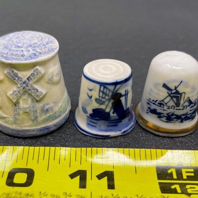 THIMBLE BUNDLE #25 - BLUE DELFT STYLE
