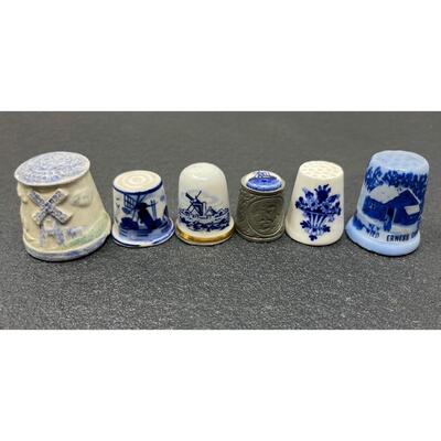 THIMBLE BUNDLE #25 - BLUE DELFT STYLE