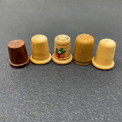 THIMBLE BUNDLE #27 - WOODEN