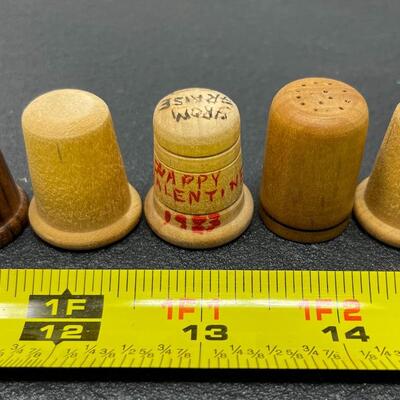 THIMBLE BUNDLE #27 - WOODEN