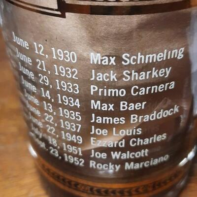 Vintage 1950s Sport Kings Heavyweight Champions Tumbler