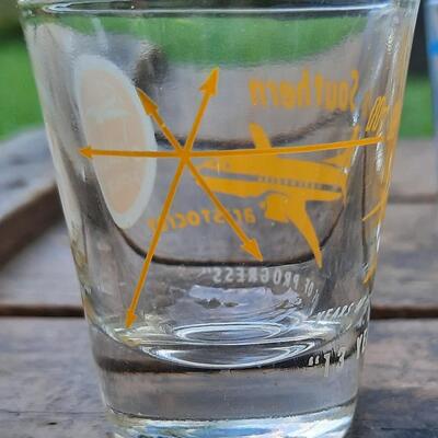 Vintage Airline Shot Glasses