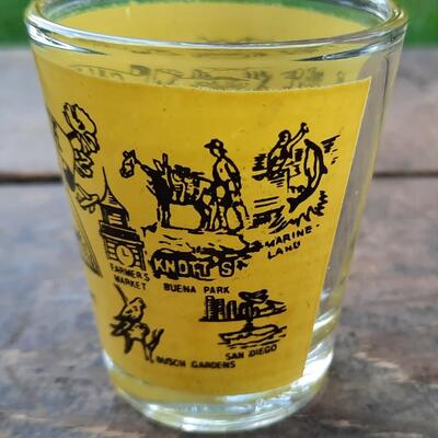 Vintage Airline Shot Glasses