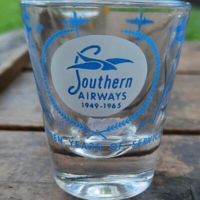 Vintage Airline Shot Glasses