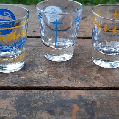 Vintage Airline Shot Glasses