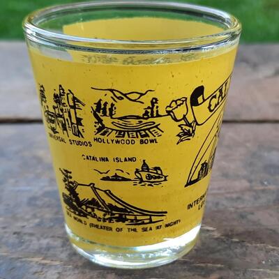Vintage Airline Shot Glasses