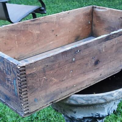 Hollingshead Wooden Crate