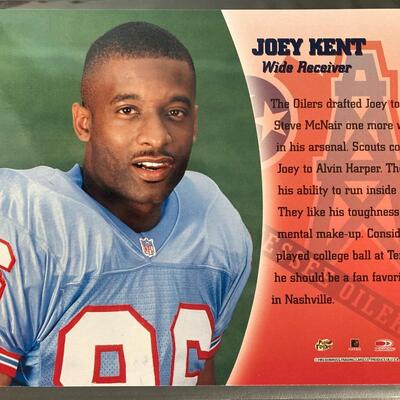 Joey Kent of Kansas City Oilers 8x10 with Signature