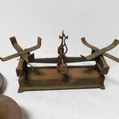 Antique Balance Scale with Two Pans