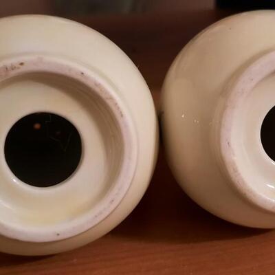 1930's Hall Pottery Salt and Pepper Shakers