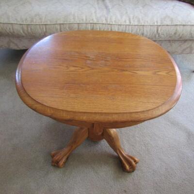Paw Foot Solid Wood Accent/Coffee Table