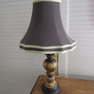 Decorative Table Top Regency Style Lamp with Shade