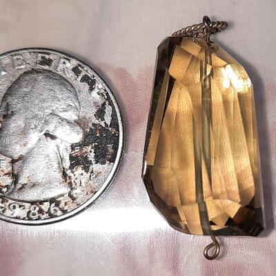 42 Carat Faceted Citrine Stone