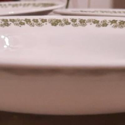 Vintage 1970's Corelle Shallow Salad Bowls