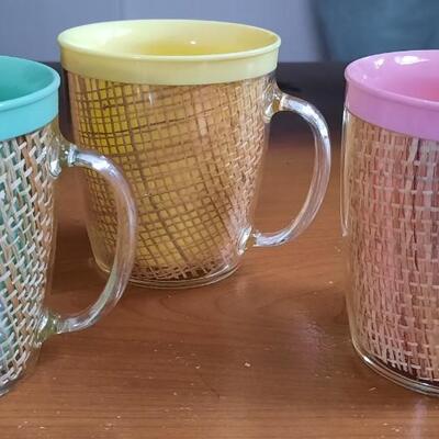 Vintage MCM Plastic Cups