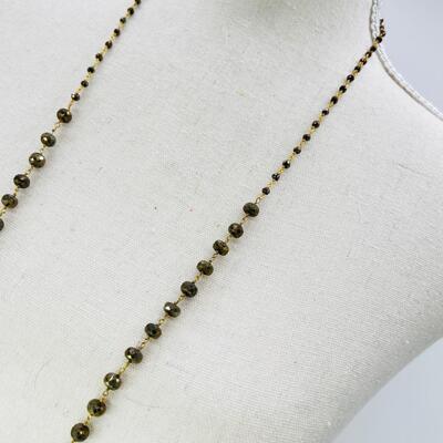 CATHERINE PAGE ~ Long Gemstone Necklace (EK)