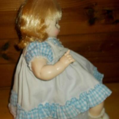 1977 Madame Alexander 14" Blonde Pussycat Doll with working crier!  Near mint condition.