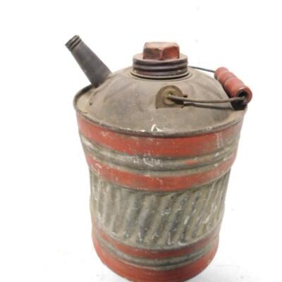 Vintage Galvanized Defiance Kerosene Can