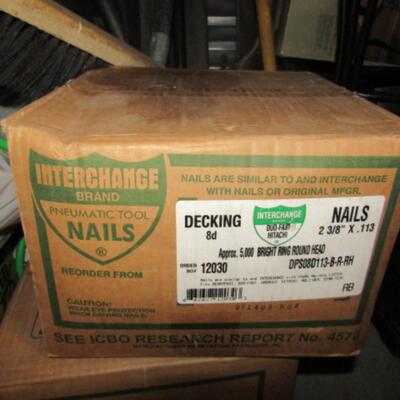 LOT 66 TWO BOXES OF DECKING NAILS