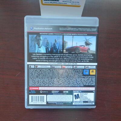 PS3 Grand Theft Auto V Five Video Game PLAYSTATION Network Vintage