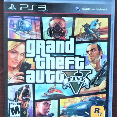 PS3 Grand Theft Auto V Five Video Game PLAYSTATION Network Vintage