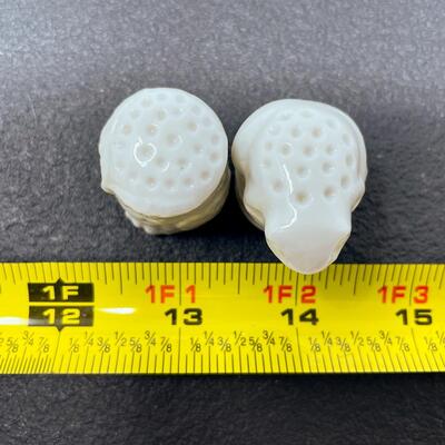 THIMBLE BUNDLE #30 - CERAMIC OWL & FROG