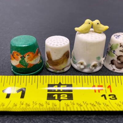 THIMBLE BUNDLE #36 - LITTLE BIRDS (ONE SIGNED ANN ARMENTOR)