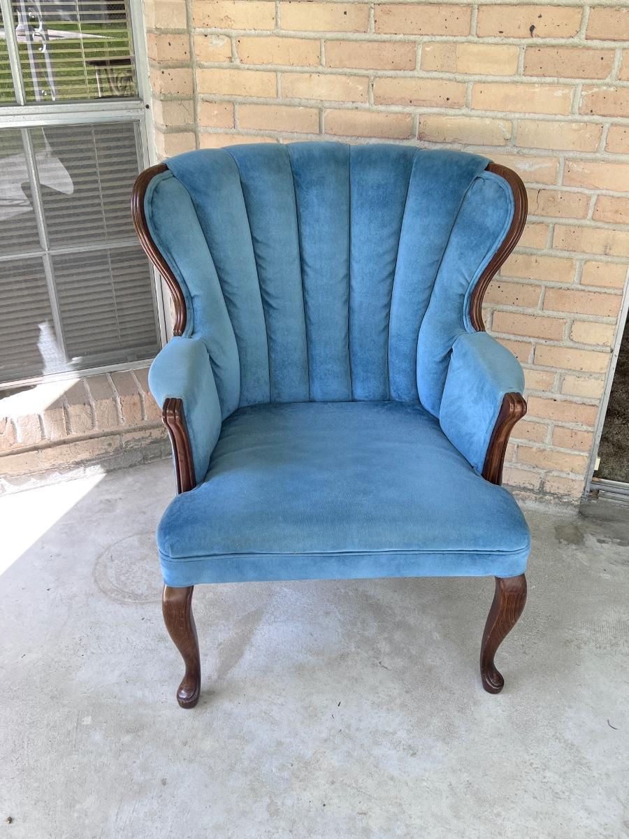 Vintage channel back chair sale