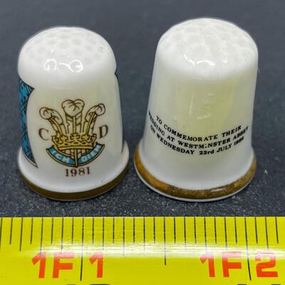 THIMBLE BUNDLE #40 - ROYAL WEDDINGS