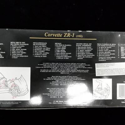LOT 6W  DIE CAST 1992 CORVETTE ZR-1 SCALED MODEL