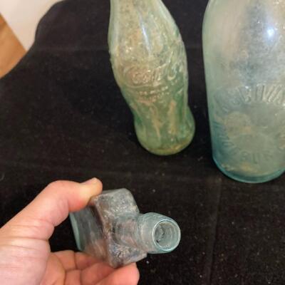 Collection of Old Glass Bottles