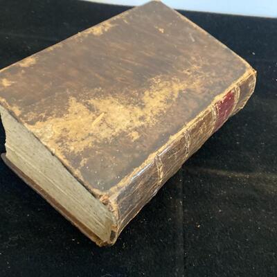 Antique 1800s German Leather Bible