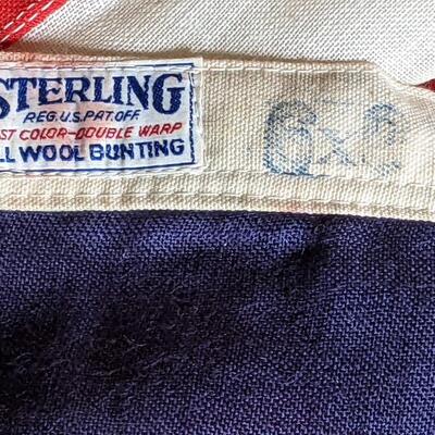 48 Star Sterling Wool Bunting Flag