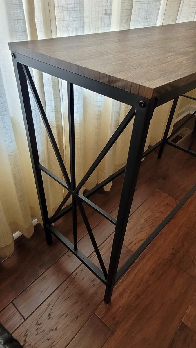 Lot 62 American Furniture Warehouse Console Table