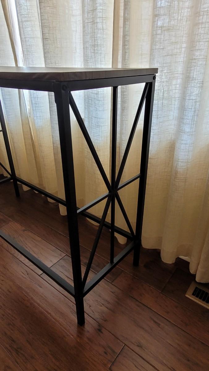 Lot 62 American Furniture Warehouse Console Table