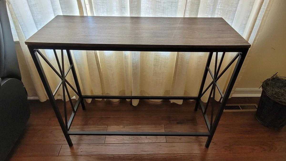 Lot 62 American Furniture Warehouse Console Table