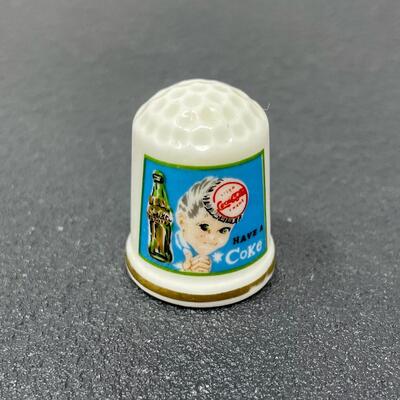 VINTAGE â€œHAVE A COKEâ€ ADVERTISEMENT THIMBLE