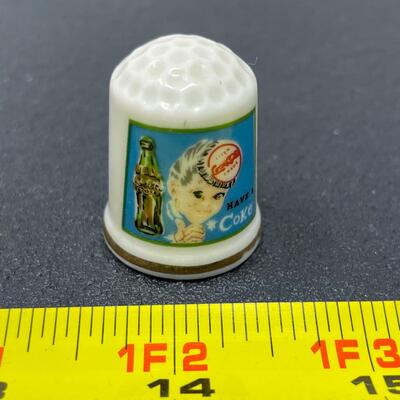 VINTAGE â€œHAVE A COKEâ€ ADVERTISEMENT THIMBLE