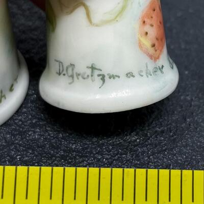 THIMBLE BUNDLE #49 - HANDPAINTED FRUIT & FLOWERS, SIGNED