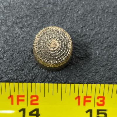 SIMONS BROTHERS STERLING SILVER THIMBLE - 25TH ANNIVERSARY