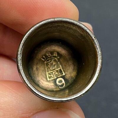 SIMONS BROTHERS NICKEL SILVER THIMBLES