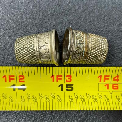 SIMONS BROTHERS NICKEL SILVER THIMBLES